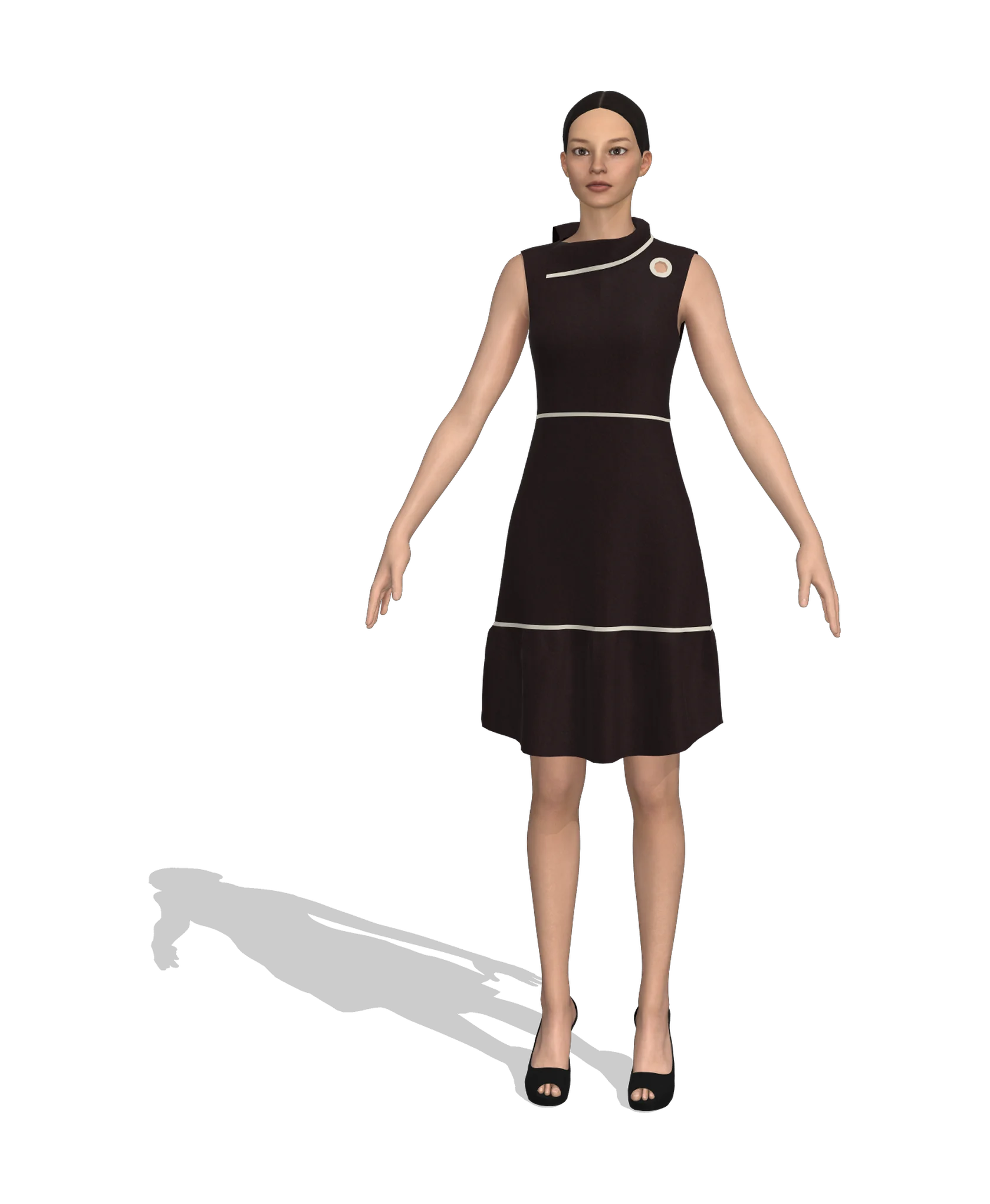 KDscion p120 sleeveless sheath dress